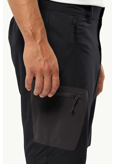 Jack Wolfskin Active Track Erkek Şort 1503792-6000-siyah