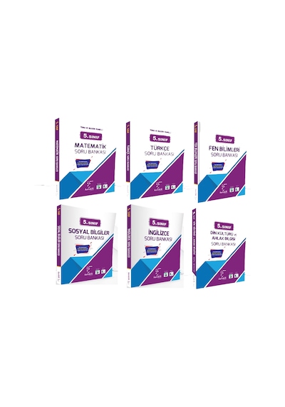 Karekök 5.sınıf Soru Bankası Seti 6 Kitap