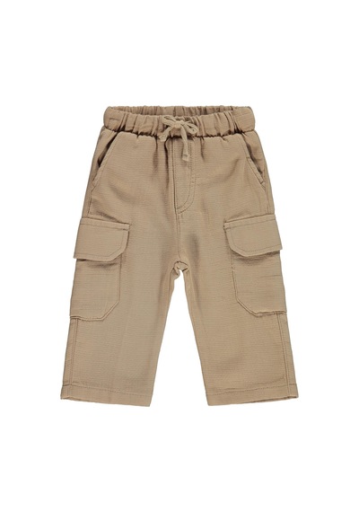 Civil Baby Kargo Cepli 6-18 Ay Pantolon - Kahverengi Camel
