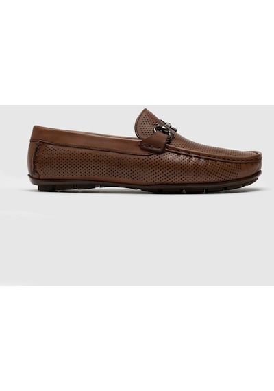 Cabani Hakiki Deri Taba Erkek Loafer Ayakkabı Taba (521644018) Taba
