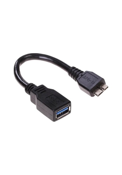 Micro B Erkek To Usb Dişi Kablo - Harici Harddisk Uzatma Kablosu (533634096)