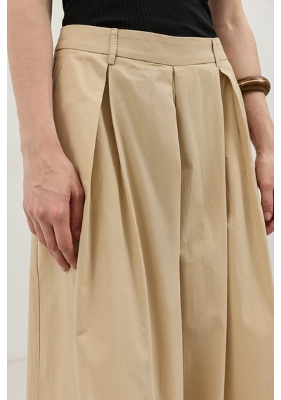 Antioch Pileli Culotte Pantolon Bej