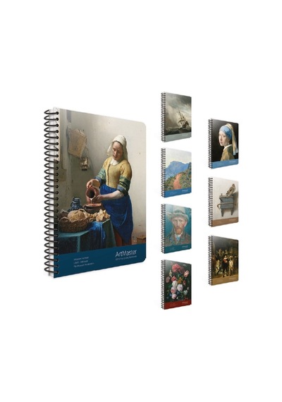 Gıpta Art Master 19x26 CM 100 Yp. Çizgili Spiralli Karton Defter