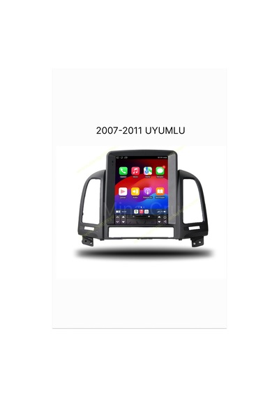 Snp Serisi Hyundai Santafe 2007 İle 2011 Uyumlu 9.7 İnç Tesla Tarzı Android Multimedya Sistemi 6-128 Gb Hafıza Carplay Android Auto Ve Geri Görüş Kamerası 9.7''