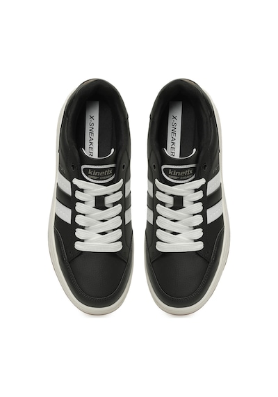 Kinetix College Pu Siyah Erkek Sneaker 000000000102697054 SİYAH-BEYAZ