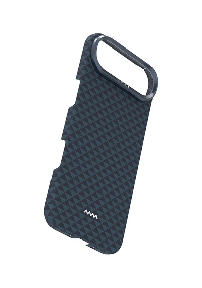 Apple Uyumlu iPhone 17 Air Kılıf M-safe Şarj Özellikli Raptic Aramid Skin Origin Serisi Kapak Lacivert