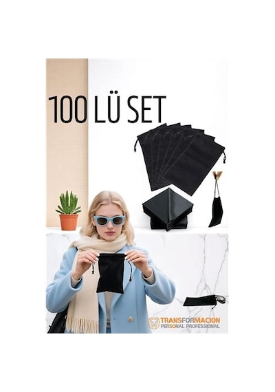Zenvac Kumaş Gözlük Kılıfı 50+50 Kılıf+bezli Set Promosyon Gözlük Kılıfı Zenvac29