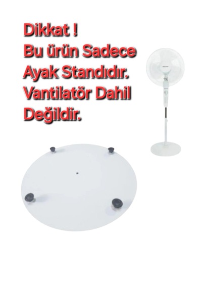 Baleno Sf 16 Bt Vantilatör Ayak Standı Beyaz