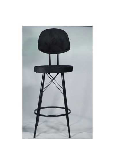 Has Bar Sandalyesi - 65 Cm Siyah Kumaş 90-100 Cm Arası Ada & Masalara Uygundur