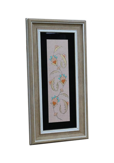 E38 El İşçiliği Suluboya Tablo - 16 32 Cm - 6533