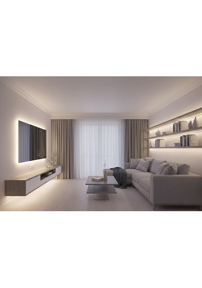 5 Metre Cata Ct 4541 216 Çipli İç Mekan Cob Şerit Led 4000k 12v