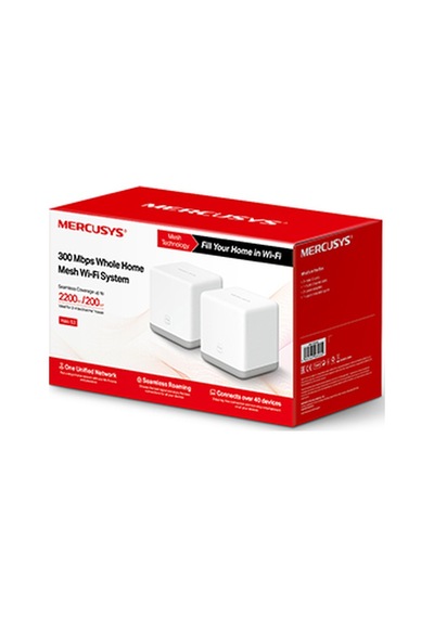 Mercusys Halo S3 300 Mbps Wi-Fi Mesh Sistemi 2'li