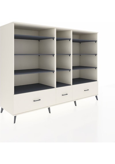 Kronos Dolap 12 Raflı 3 Çekmeceli 220x59x163 Aytaşı-antrasit/ayt Aytaşı-antrasit/aytaşı Kronos Dolap 12 Raflı 3 Çekmeceli 220x59x163 Aytaşı-antrasit/ayt Aytaşı-antrasit/aytaşı
