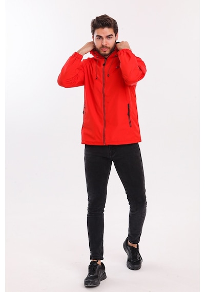 Slazenger OFANS Erkek Yağmurluk Kırmızı