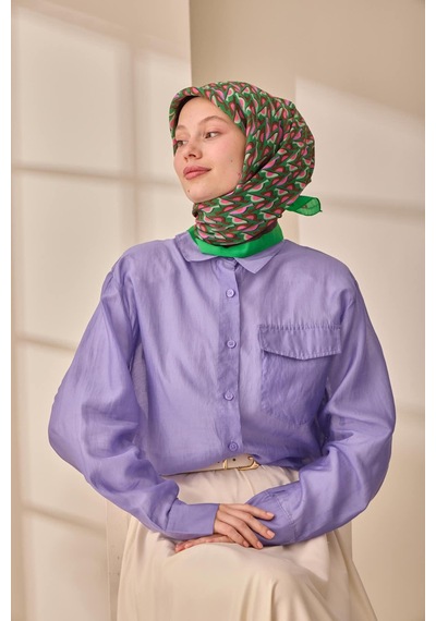 Silk Home Aura Eşarp 140006-22 Yeşil, Acı Kahve, Ekru, Somon, Pembe, Mint