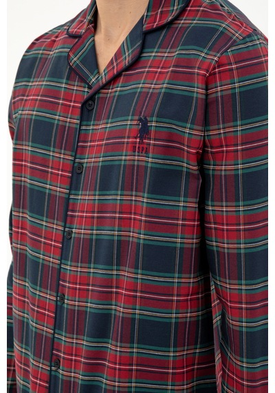 U.s. Polo Assn. Erkek Bordo Pijama Takım 50301734-vr014 Bordo