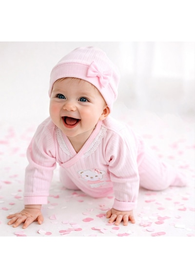 Sebi Bebe 5'li Hastane Çıkış Seti 2110 Pembe
