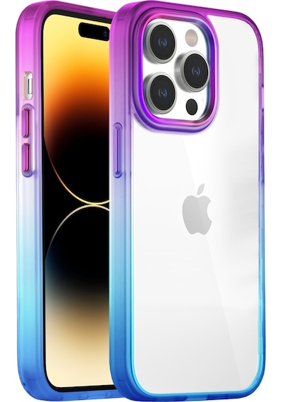 Buff Apple Uyumlu iPhone 14 Pro Air Bumper Rainbow Kilif 560957185