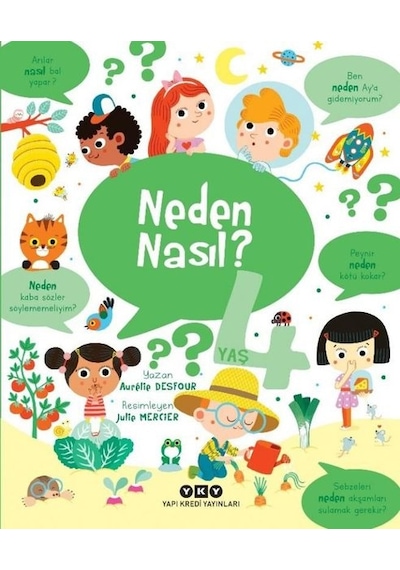 Neden Nasıl? 4 Yaş - Aurelie Desfour - Yapı Kredi Yayınları