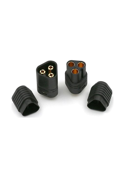 MT60 3 Pin Dişi Erkek Konnektör Soket Çift Amass 3.5mm 12Awg RC Esc Motor