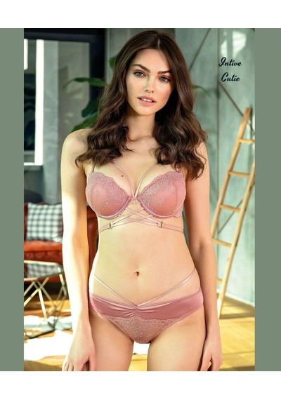 Intive Cutie Gül Kurusu Günlük Kullanım Dantelli Dolgulu Balenli