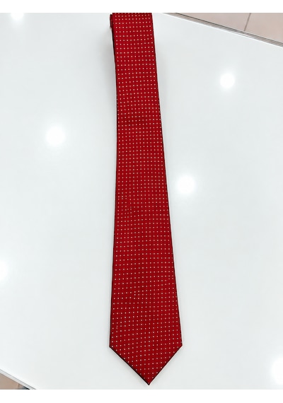 Pierre Cardin Desenli Kravat Kırmızı