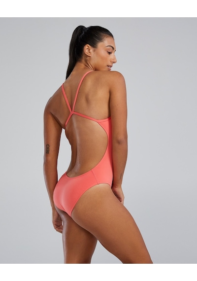 Tyr Durafast Elite Kadın Cutoutfit Yüzücü Mayo  Narçiçeği
