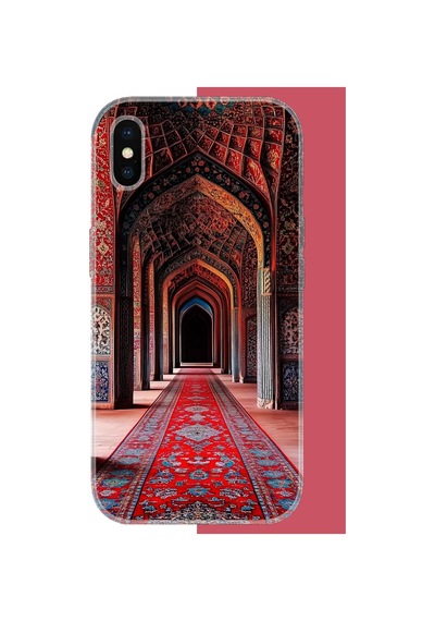 Apple iPhone Xs Max Uyumlu Osmanlı Mimarı Uv Baskılı Silikon Kılıf Renkli
