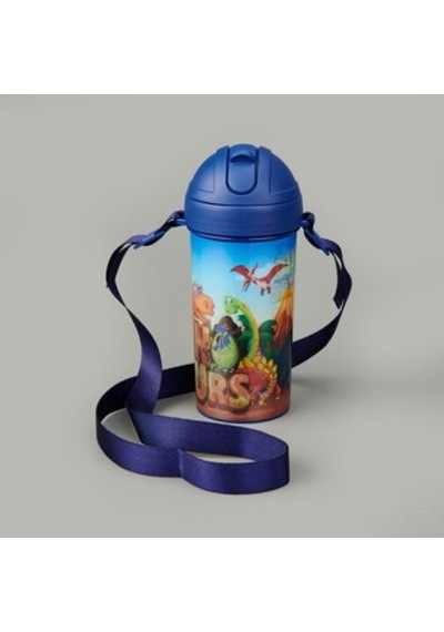Cosmo Dinozor Figürlü 3d Tritan Matara - Renkli - 415 Ml Çok Renkli