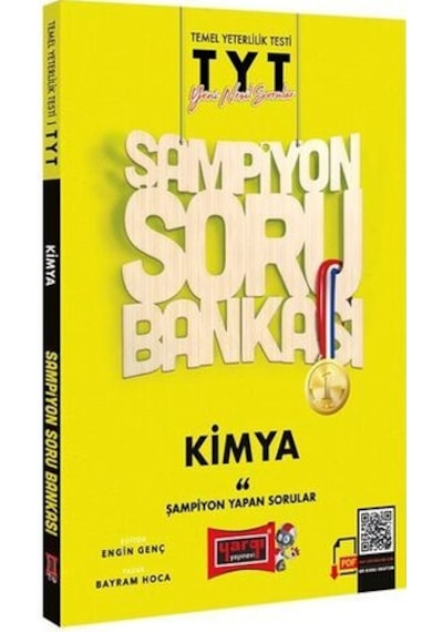 2022 TYT Kimya Şampiyon Soru Bankası - Bayram Hoca - Yargı Yayınları