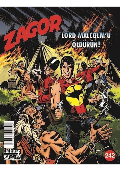 Zagor Sayı 242 - Lord Malcolm'u Öldürün! - Luigi Mignacco - Lal