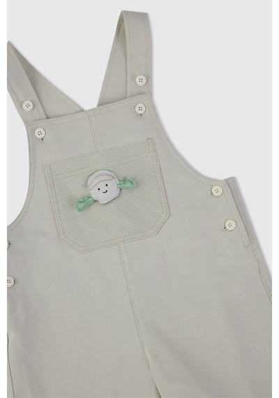 Panço Erkek Bebek Mint Örme Salopet Yeşil