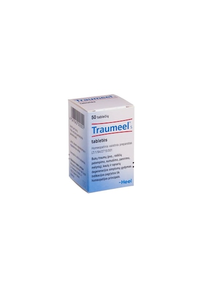 Traumeel 50tablet Homeopatik Destek Ürünü Professional Formül Aromasız