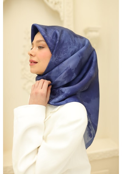 Silk Home Shiny Eşarp 75002-59 Mavi, Gece Mavi