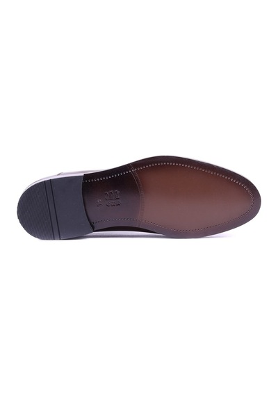 Shoetyle - Kahverengi Deri Bağcıklı Erkek Klasik Ayakkabı 250-2030-1530