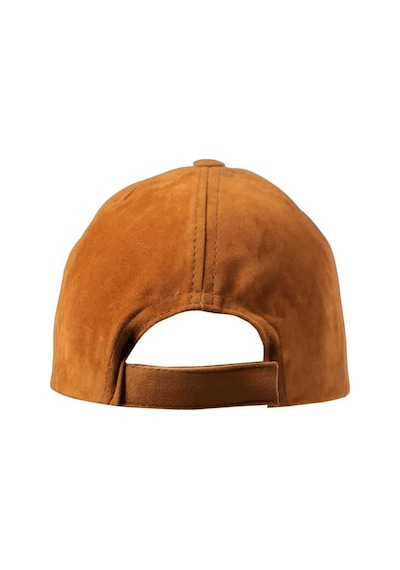 Unisex Vegan Süet Şapka Taba