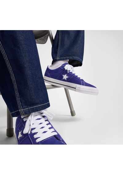 Converse One Star Pro Unisex Mor Süet Deri Sneaker
