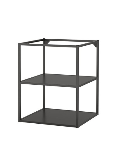 Ikea Enhet Açık Raf Ünitesi, Antrasit, 60x60x75 Cm