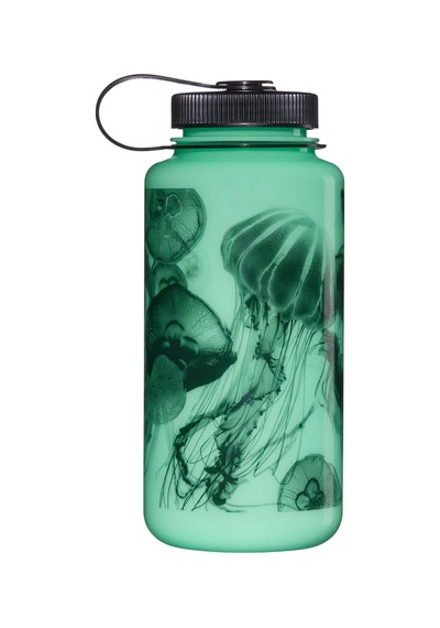 Nalgene Sustain Tritan Bpa İçermeyen Su Şişesi,%50 Plastik Atıktan Elde Edilen Malzemeden Üretildi Iscc Sertifikalı Kütle Dengesi Kullanarak , 32 Oz, Geniş Ağız, Kızdırma Denizanası 0