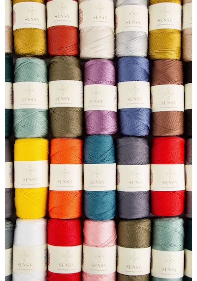 1.5 Mm - 100 Gr Polyester Makrome Ipi Kahverengi 150 M Polyester Makrome Ip Supla Ip Ve Çanta Ipi