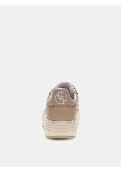 Guess Swole Deri Karışımlı Kadın Sneaker Ayakkabı Flpswofal12 Bej