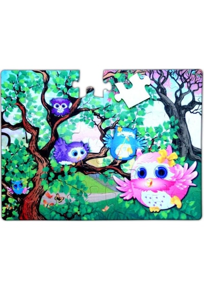 Tox Baykuş 5+ Keçe Yapboz 5 Yaş Puzzle T017