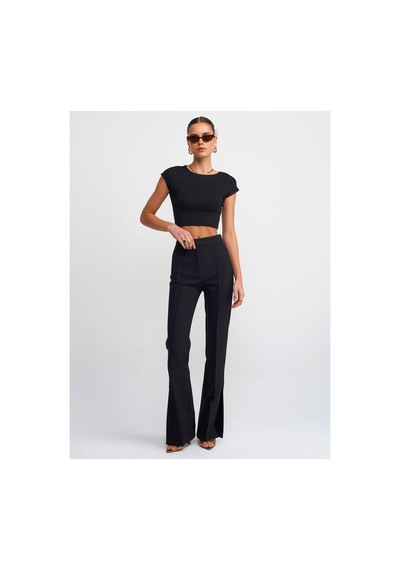 Dilvin 30528 Pamuk Ve Modal Karışımlı Crop Top Pink