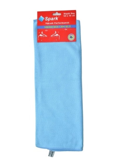 Spark Mikrofiber Cam Bezi Mavi 50 x 70 CM
