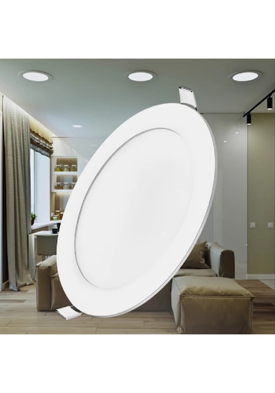 Braytron Sıva Altı Led Spot Beyaz Gövde 3W 6500K Yuvarlak Bp01-3