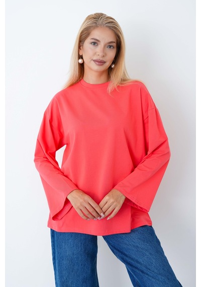 Herkesemoda Kadın Tesettüre Uygun Geniş Kollu Body Narçiçeği