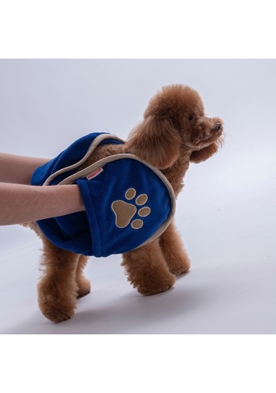 Navy Blue Lacivert Evcil Hayvan Kurulama Havlusu-köpek Kurulama Havlusu- Kedi Kurulama Havlusu