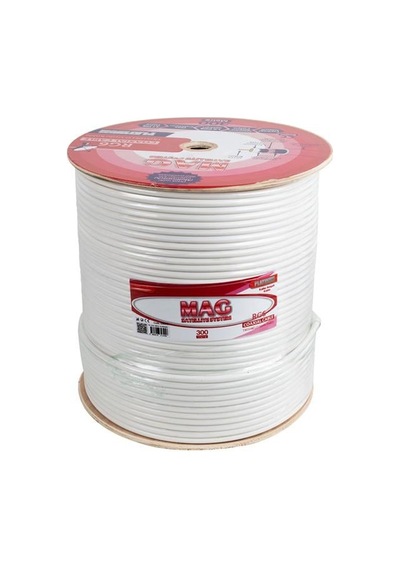 Mag Platinum Trishield 300 Metre Anten Kablosu Beyaz