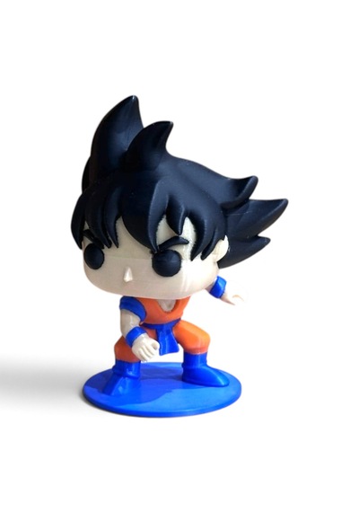 Goku Temalı 3d Figürü