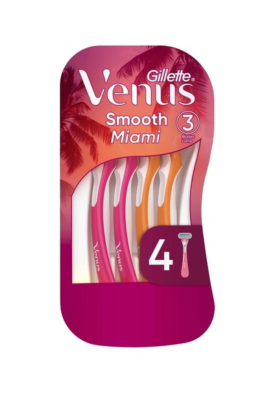 Gillette Venus Smooth Miami Kadın Tıraş Bıçağı 3'lü
